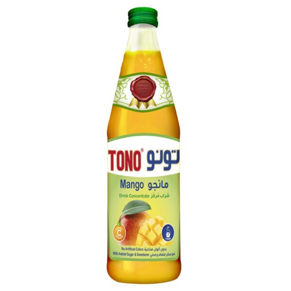 TONO Cordial Mango in Glass 710ml