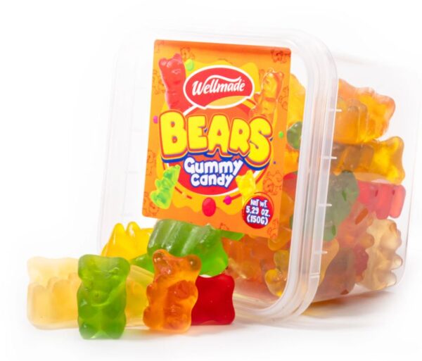 Wellmade Gummy Bears 150g Tubs
