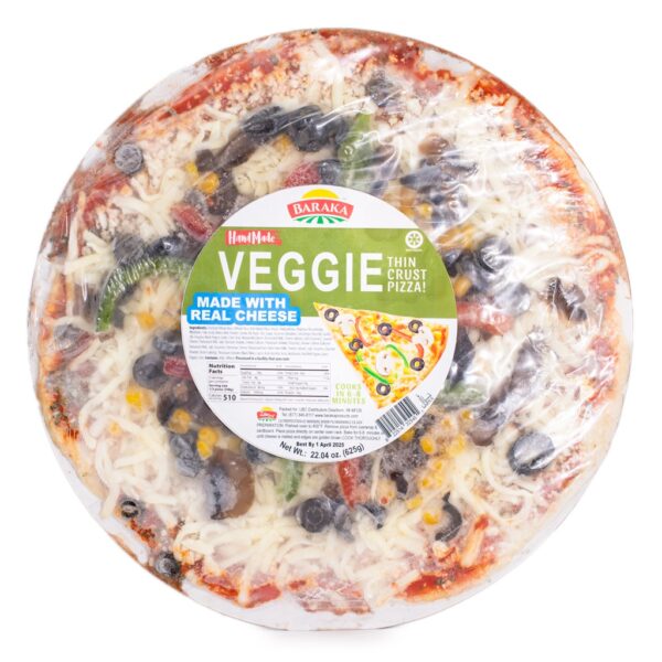 BARAKA Veggie Pizza 11" 620g ** Frozen
