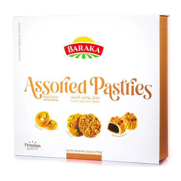 BARAKA Assorted Sweets (Date Maamoul Barazek Ghreibeh) 750g Laptop