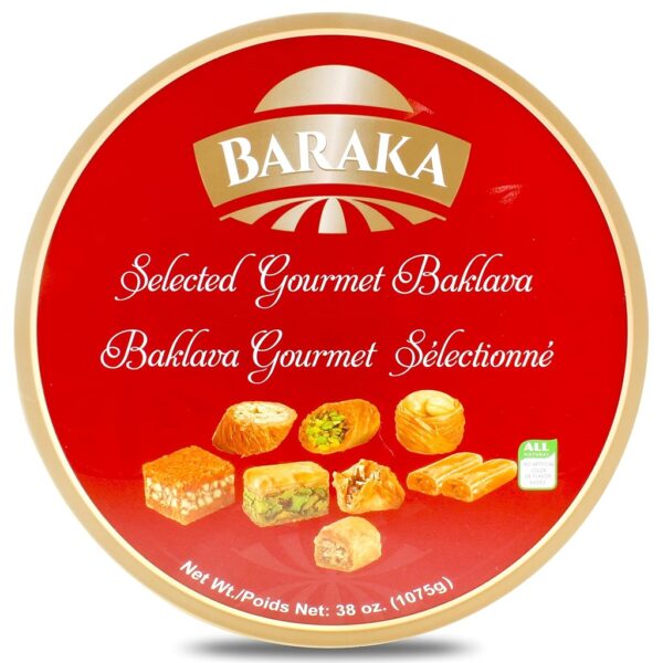 Baraka Selected Baklawa Assorted Tin 1075g
