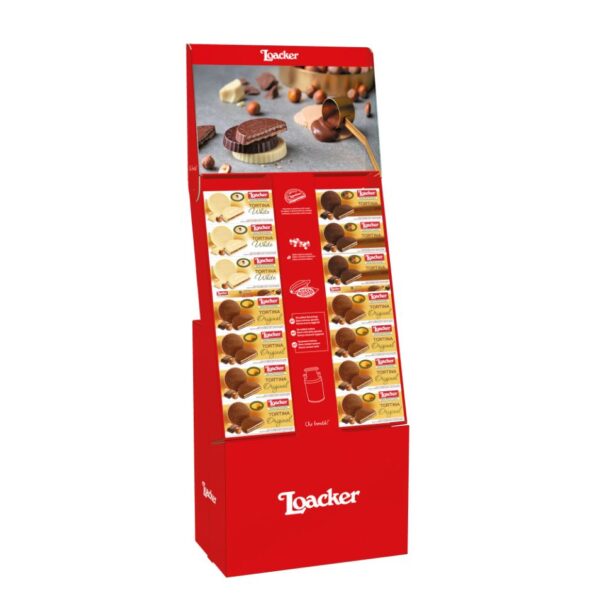 Loacker Gran Pasticceria TORTINA 125g x72 ASSORTED - Floor display