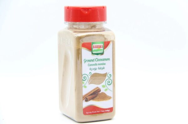 Baraka Ground Cinnamon Spice in plastic tub 7oz
