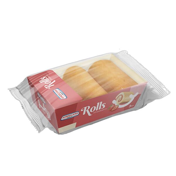 Rolls Packet 3 Pieces Strawberry (60g )