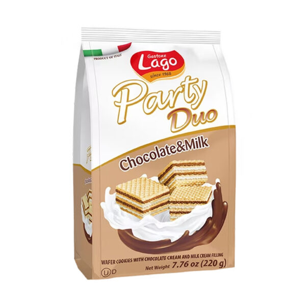 Lago Party Wafers Bags - DUO (Chocolate & Milk) 220 g