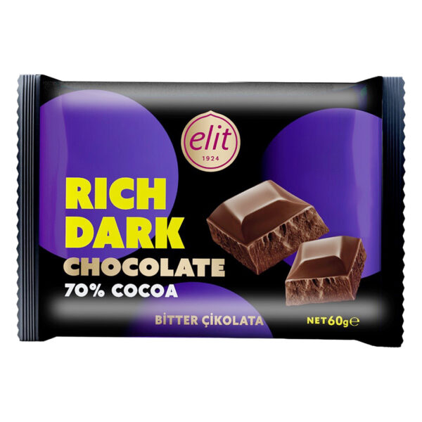 Elit Rich Dark Chocolate 60g